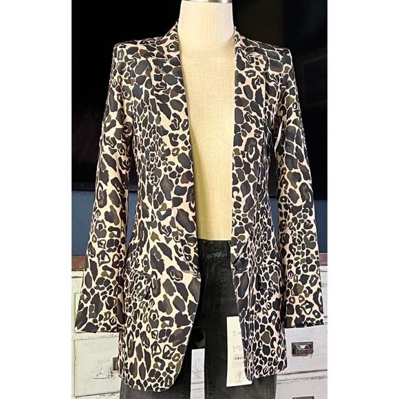 Smythe Leopard Blazer Jacket 2 - Picture 6 of 16